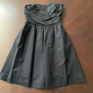 J.  Crew Strapless Black Dress - size 0, has pockets!